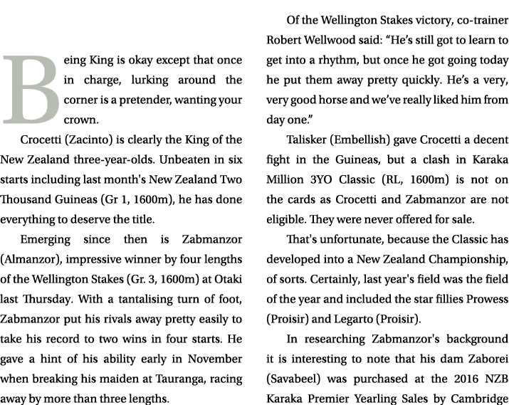 Being King is okay except that once in charge, lurking around the corner is a pretender, wanting your crown. Crocetti...