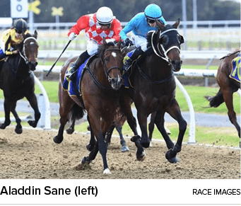 Aladdin Sane (left) Race Image