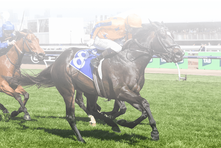 Imperatriz ridden by Opie Bosson wins the Darley Champions Sprint at Flemington Racecourse on November 11, 2023 in Flemington, Australia. (Photo by Brett Holburt/Racing Photos)