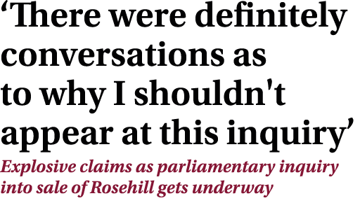 ‘There were definitely conversations as to why I shouldn't appear at this inquiry’ Explosive claims as parliamentary ...