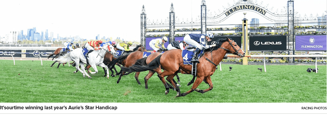 It'sourtime winning last year's Aurie's Star Handicap Racing Photo