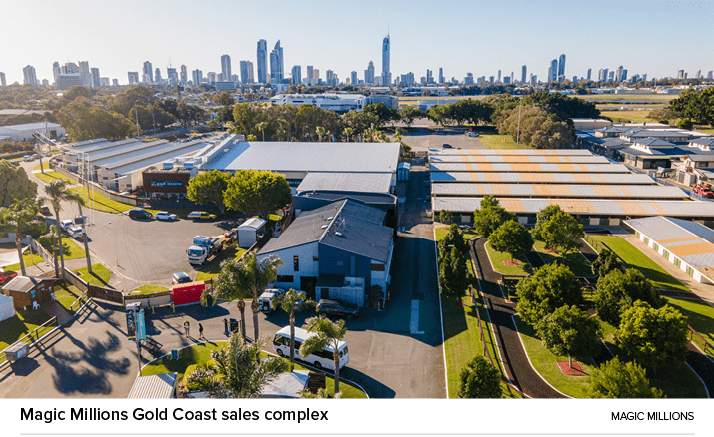 Magic Millions Gold Coast sales complex magic million