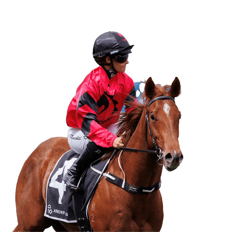 King Kirk (Rachel King, outside, black cap) trained by Gai waterhouse & Adrian Bott wins the Breeders Plate (Group 3) at Randwick on October 5, 2024 - photo by Martin King/Sportpix copyright