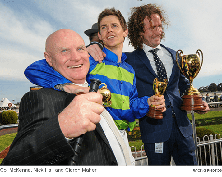 Col McKenna, Nick Hall and Ciaron Maher Racing Photo