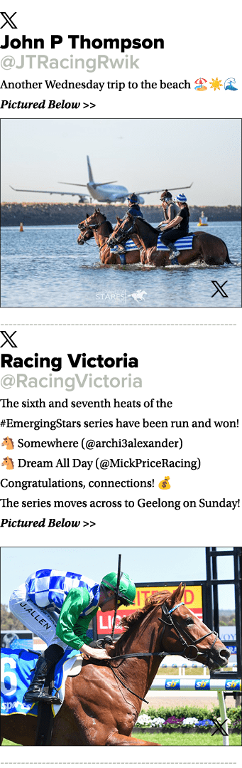 ￼ John P Thompson @JTRacingRwik Another Wednesday trip to the beach 🏖️☀️🌊 Pictured Below   ￼ ￼ Racing Victoria @Ra...