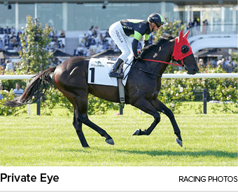 Private Eye racing photo