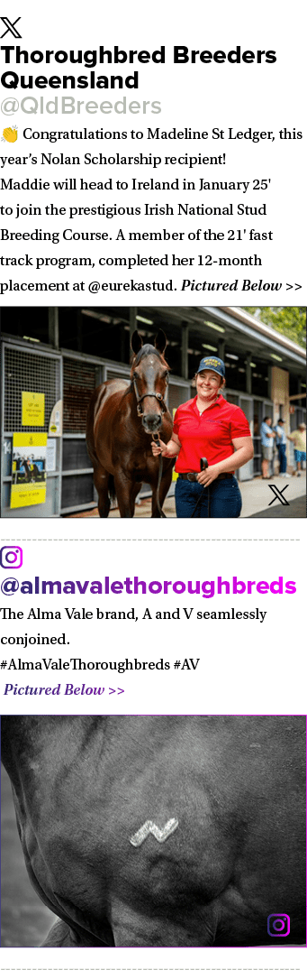 ￼ Thoroughbred Breeders Queensland @QldBreeders 👏 Congratulations to Madeline St Ledger, this year’s Nolan Scholarsh...