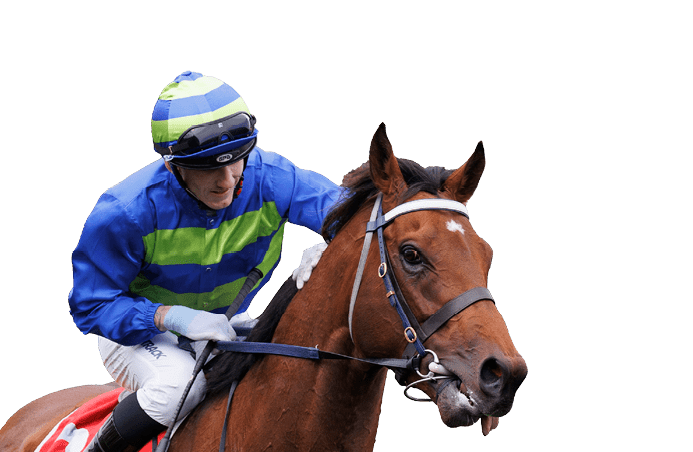 Attrition (BeauMertens, inside, green & blue cap) trained by Mitchell Frfeedman wins the Hill Stakes (Group 2) at Rosehill on October 12, 2024 - photo by Martin King/Sportpix copyright