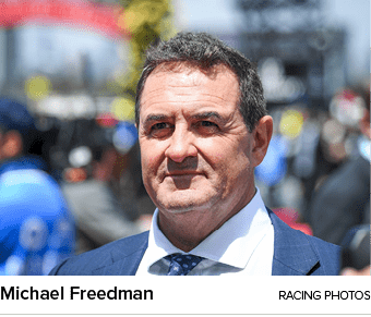 Michael Freedman racing photo