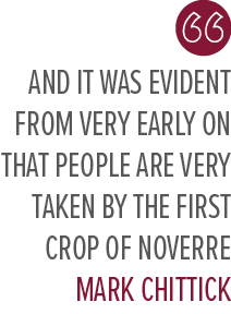 And it was evident from very early on that people are very taken by the first crop of Noverre Mark Chittic