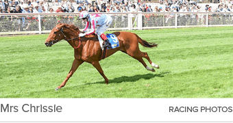 Mrs Chrissie racing photo