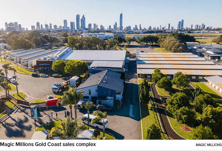 Magic Millions Gold Coast sales complex magic million