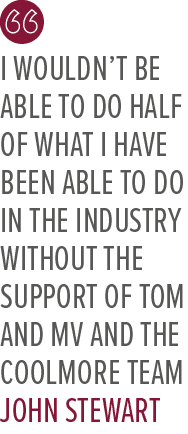 I wouldn’t be able to do half of what I have been able to do in the industry without the support of Tom and MV and th...