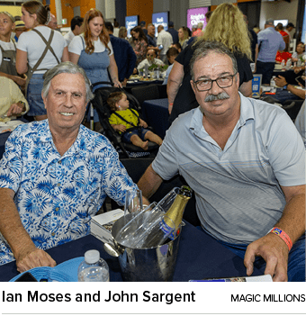 Ian Moses and John Sargent magic million