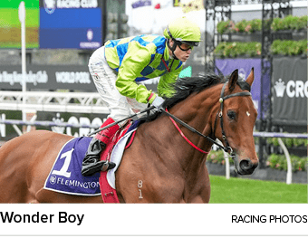 Wonder Boy racing photo