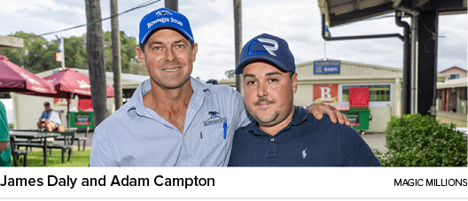 James Daly and Adam Campton Magic Million